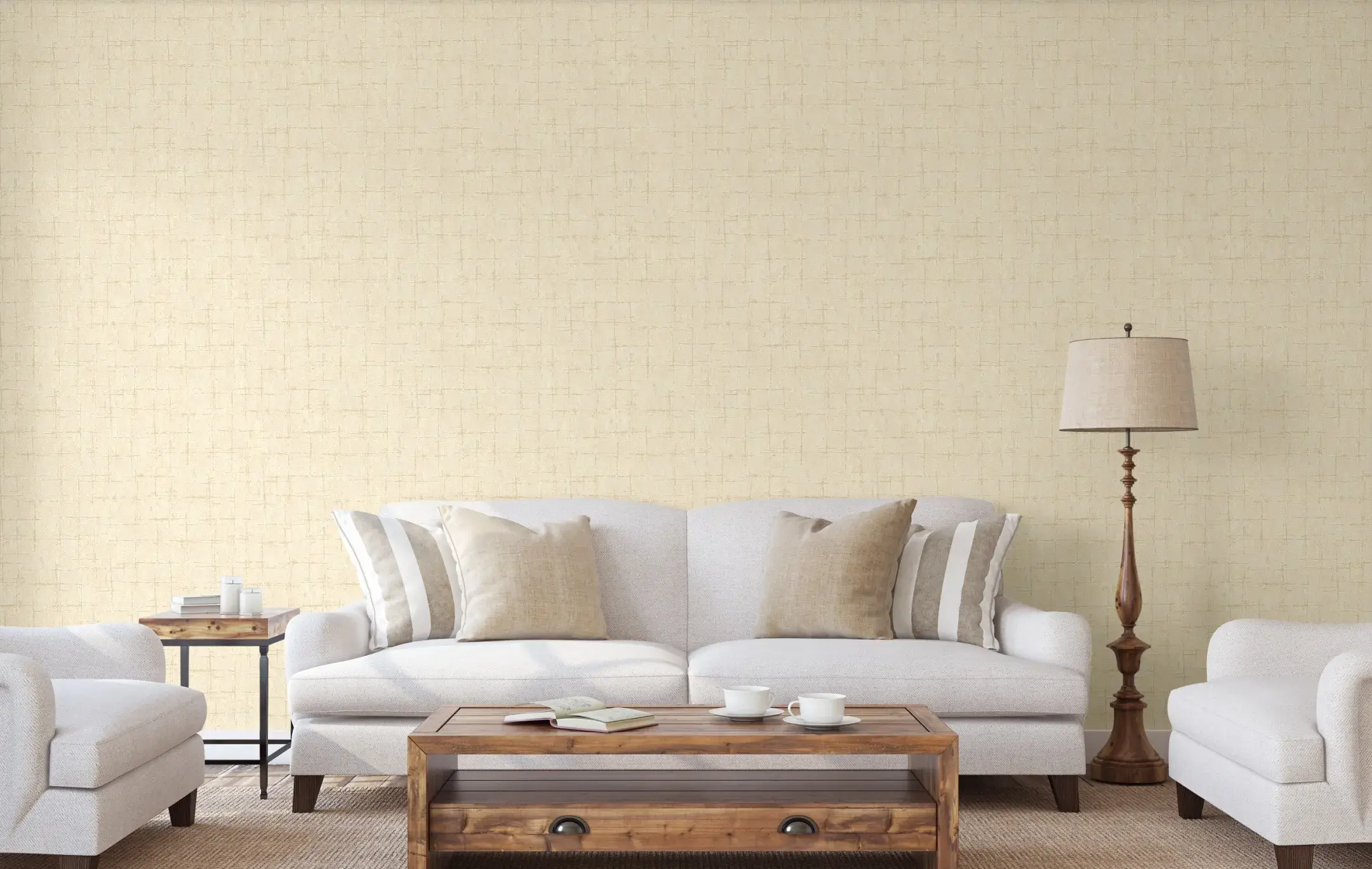 Cream Embossed Wallpaper – 3D Geometric (7813-1) Cream Embossed Wallpaper – 3D Geometric (7813-1)